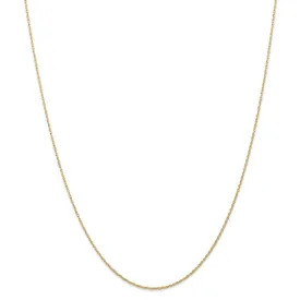 14k .7 mm Carded Cable Rope Chain | 7RY