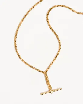 18k Gold Vermeil Muse Fob Chain Necklace