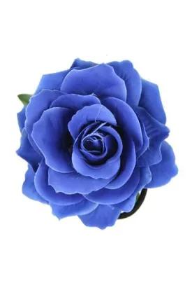 24pk Flower Hair Decorations - Blue Clips #AS01425