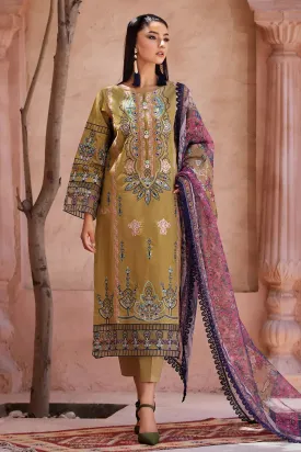 3PC Embroidered Unstitched Jacquard Suit KCNE-2621