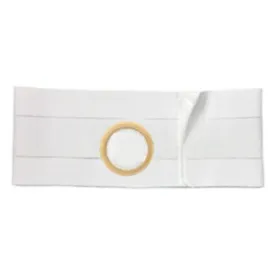 4" White, Regular Elastic, Nu-Form Belt, Prolapse Flap, 2X-Large, 3-1/4" Center Opening