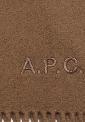 Alix Brodée Logo-Embroidered Scarf