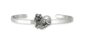 Australian Shepherd Bracelet Jewelry Sterling Silver Handmade Dog Bracelet AU11-CB