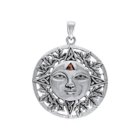 Autumn Sun Pendant with Triangle Gem TPD3865