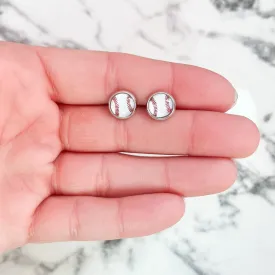 Baseball MINI Stud Earrings