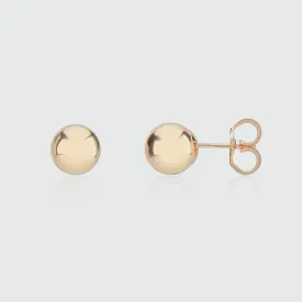 Beaufort Gold Vermeil Ball Stud Earrings