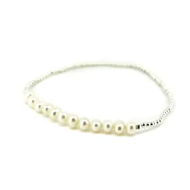 Cable Beach Sands Pearl Bracelet Silver