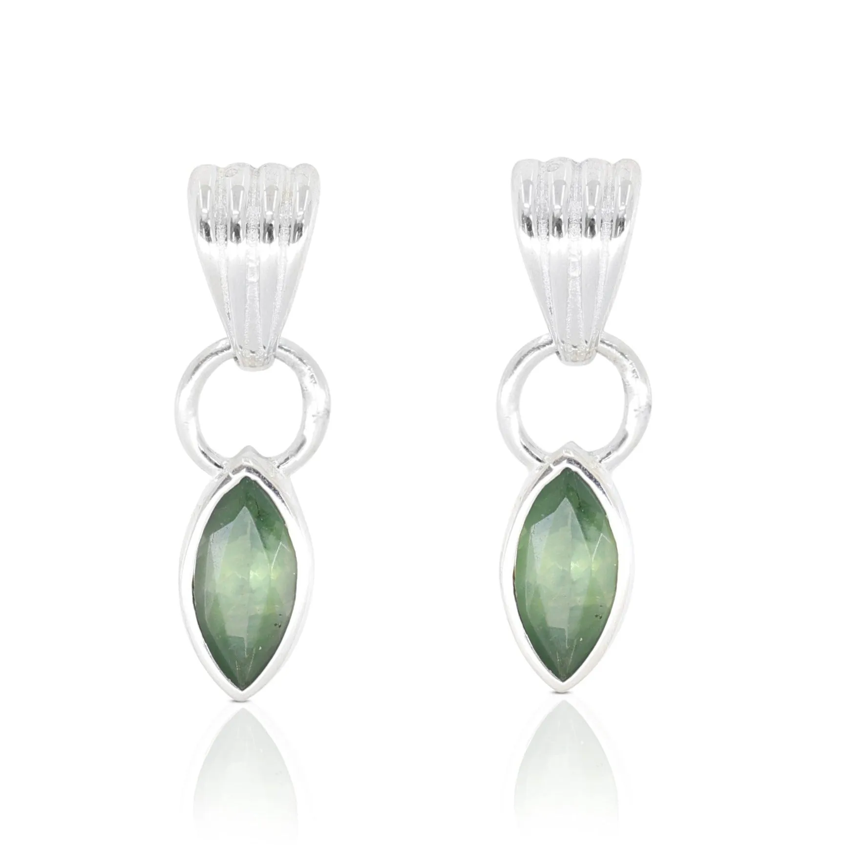 Camille Apatite Silver Earrings