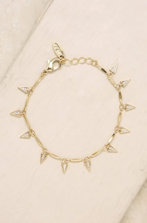 Dangerous Game Crystal Dagger Bracelet