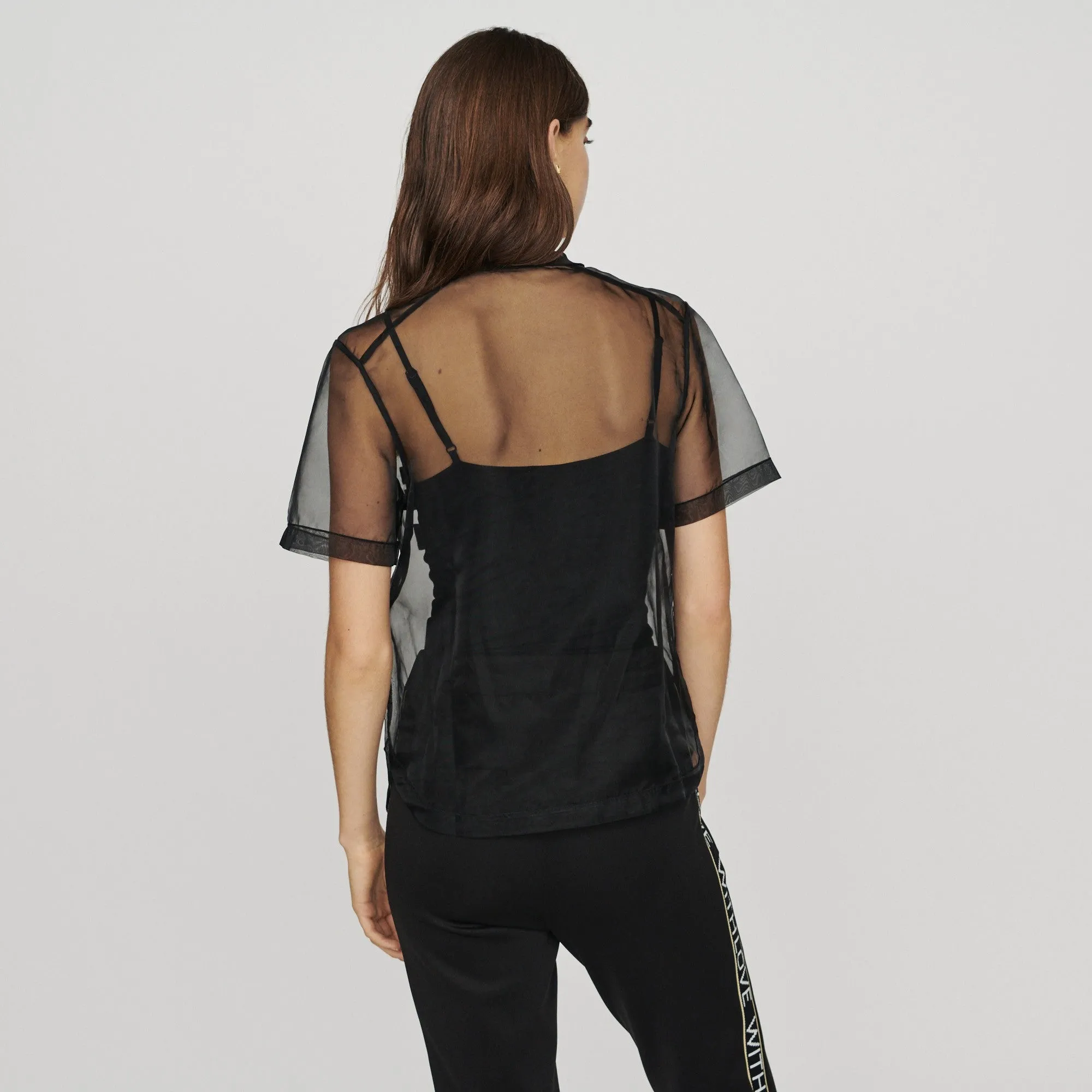 Embroidered Top - Black