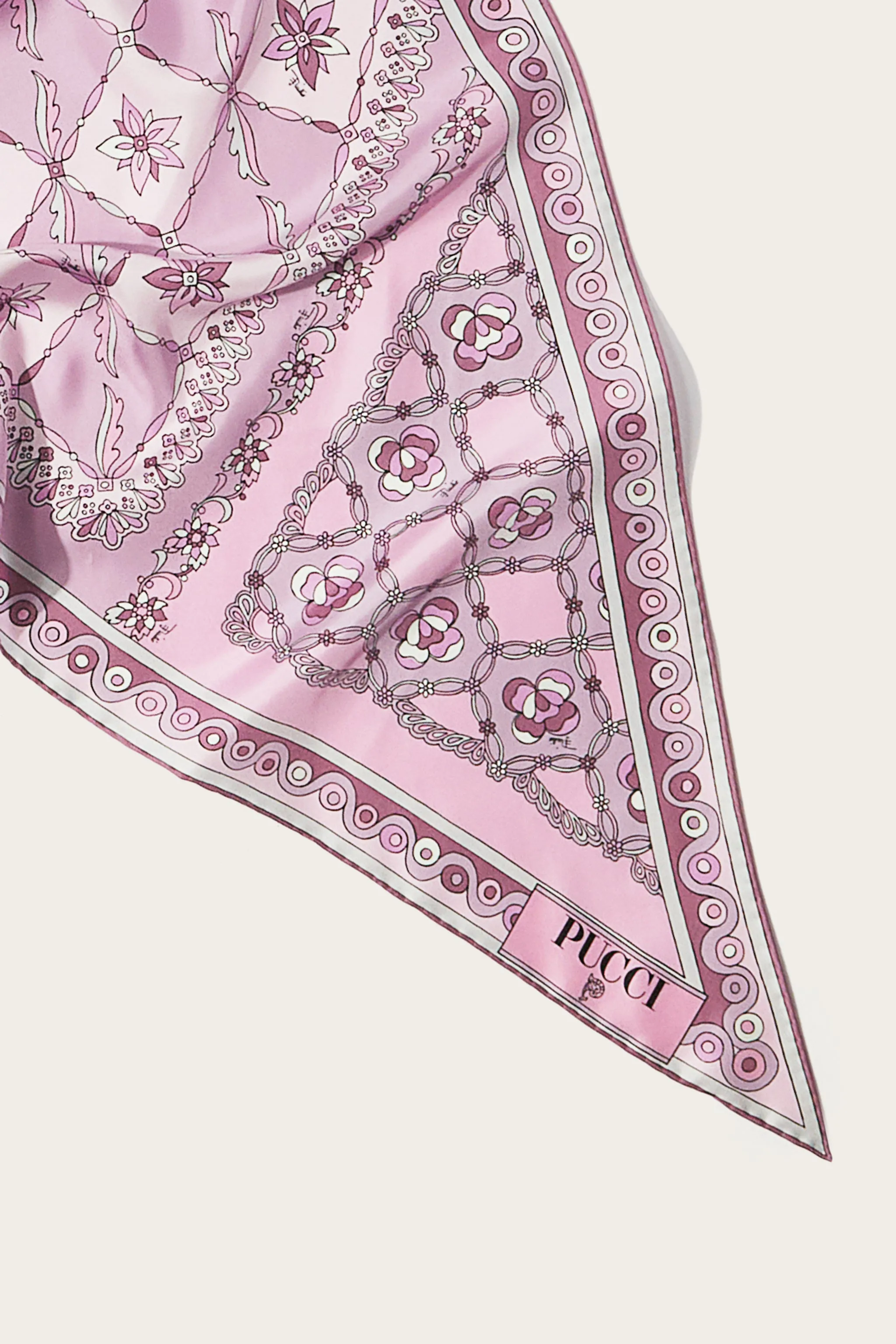 Festa-Print Silk-Twill Scarf