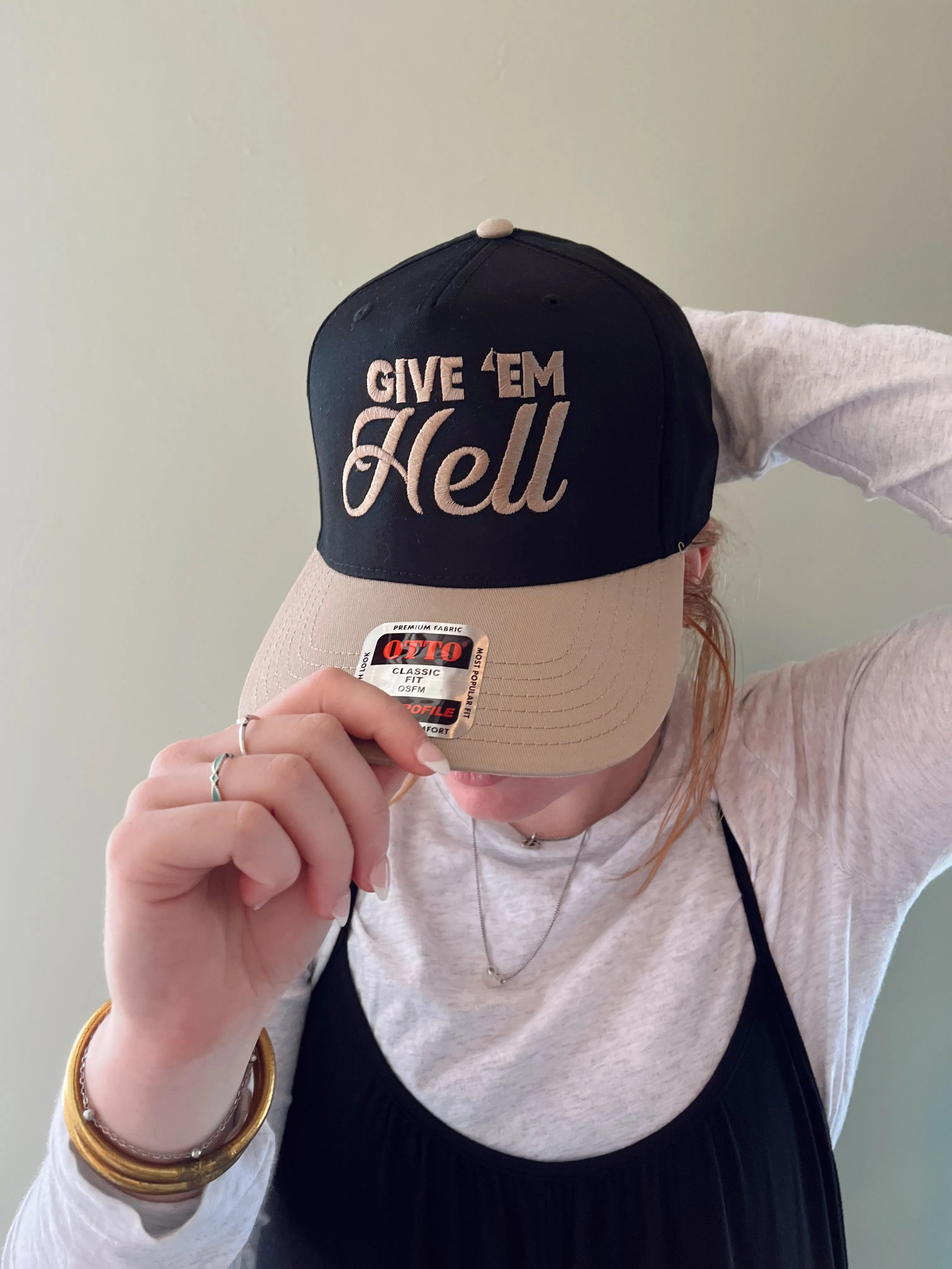 GIVE EM HELL Trucker Hat