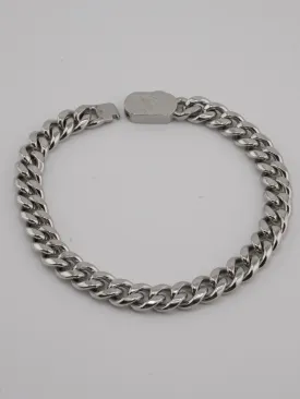 LION CUBAN BRACELET - SILVER