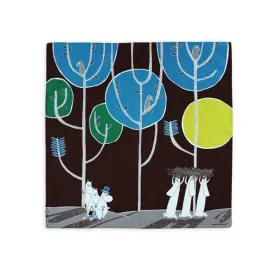 Moomin Handkerchief - Moonlight Mystery/Blue