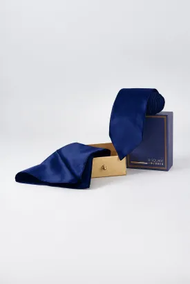 Necktie & Pocket Square Box - Prussian