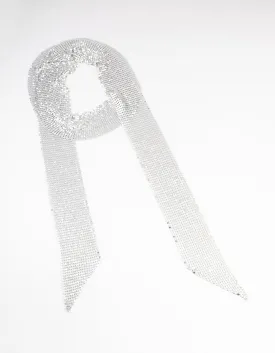 Silver Mesh Scarf