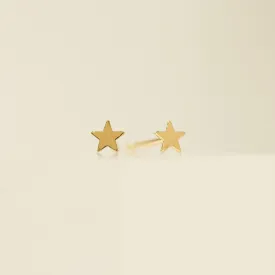 Star Gold-Filled Stud Earrings