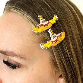 The Beatles Yellow Submarine Hairclips