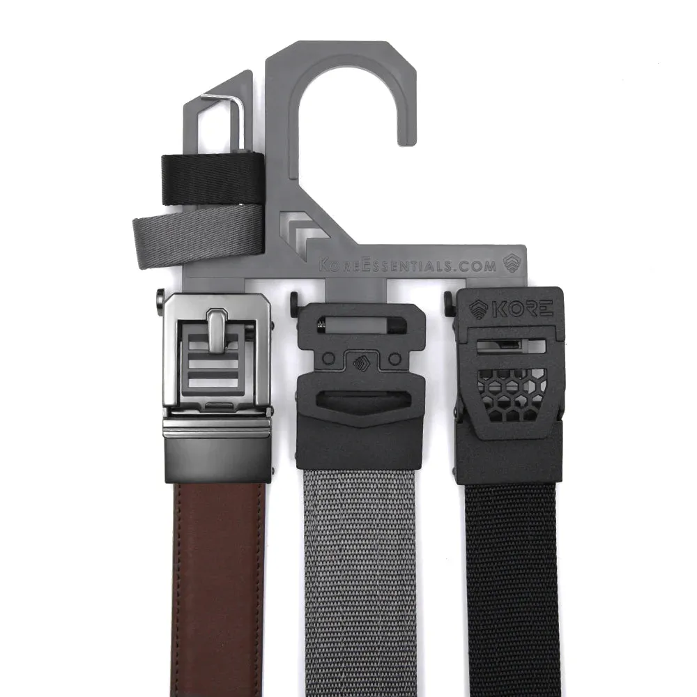 X6 GUNMETAL BUCKLE | CARBON FIBER GUN BELT 1.5"