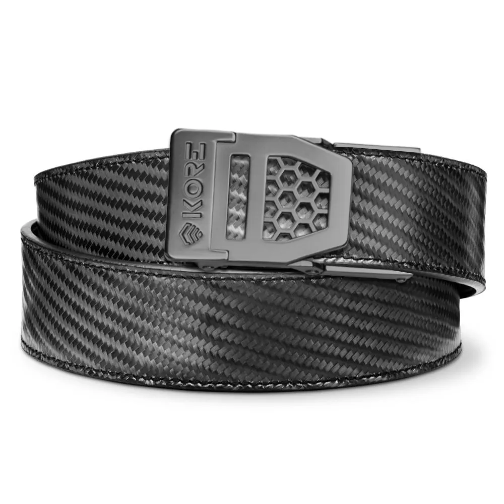 X6 GUNMETAL BUCKLE | CARBON FIBER GUN BELT 1.5"